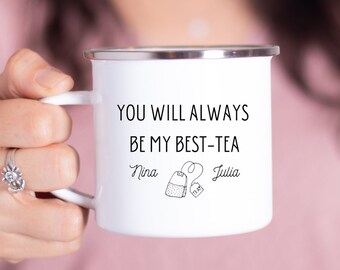 Regalo divertido de bestie, amigo de larga distancia, regalo de bestie para su regalo personalizado, regalo de amistad, taza personalizada de mejor amigo, taza de amigos de regalo de bff