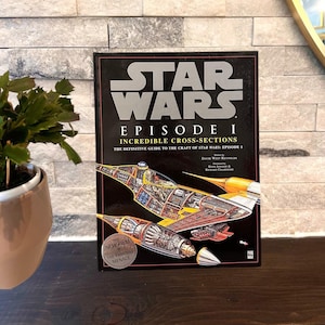 Coffee Table Book: Star Wars Episode I (1999) Gift Idea, Coffee Table Decor, Home Decor, Shelf Decor, Movie Book, Star Wars Book, Collector