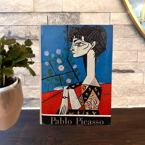 Vintage Coffee Table Book: Pablo Picasso (1961) Gift Idea, Coffee Table Decor, Vintage Art, Famous Artist, Rare Coffee Table Book