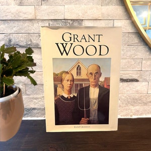 Coffee Table Book: Grant Wood (1994) Art Book, Gift Idea, Coffee Table Decor, Home Decor, Shelf Decor, Book Staging, Living Room Decor