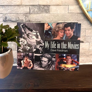 Coffee Table Book: My Life in the Movies  (2008) Gift Idea, Coffee Table Decor, Home Decor, Shelf Decor, Book, Film Book, Vintage Movies