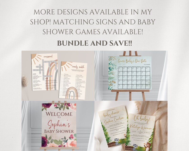 Eucalyptus Baby Shower Invitation Template, Printable Invite, Editable Evite, Greenery Baby