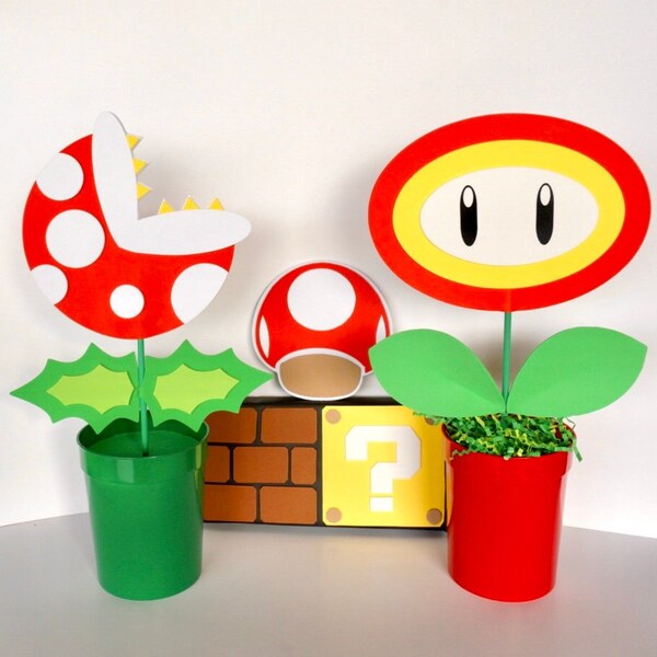 Super Mario Centerpieces - Etsy