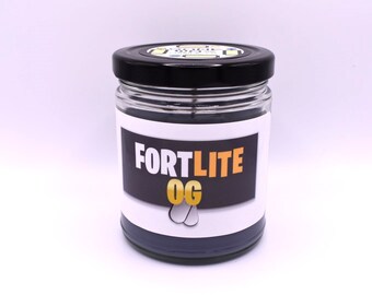 9 oz. Gaming Candle | Hand-Poured Soy Wax| Fortlite - OG | Gift for Gamers, Geeks, Nerds, Boyfriend, Girlfriend