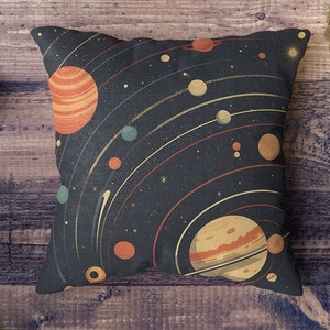 Space Pillow & Pillowcase | Kids Space Pillow | DOUBLE Sided Print | Astronaut Pillow | Space Theme Boys Room | Outerspace Gift For Kids