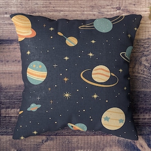Space Pillow & Pillowcase | Kids Space Pillow | DOUBLE Sided Print | Astronaut Pillow | Space Theme Boys Room | Outerspace Gift For Kids