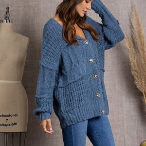 Ellie Cable Knit Cardigan image 3