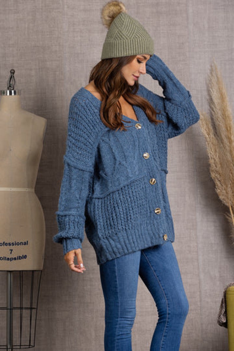 Ellie Cable Knit Cardigan image 3