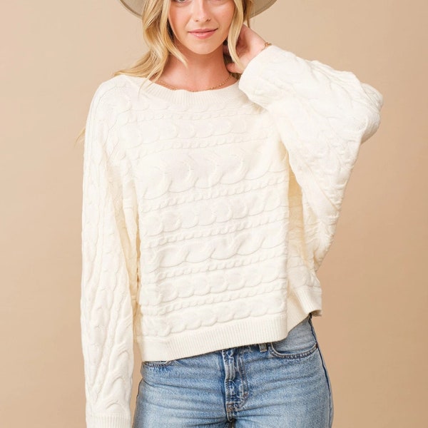 Ellery Zopfmuster Pullover