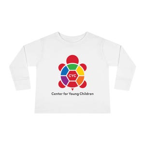 CYC Turtle Logo Toddler Long Sleeve Tee in a Variety of Colors