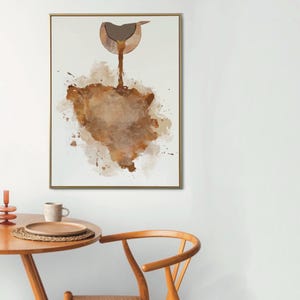 Bosnië en Herzegovina, afdrukbare muurkunst, Europees, digitale print, downloadbaar, kaart, cadeau, woondecoratie