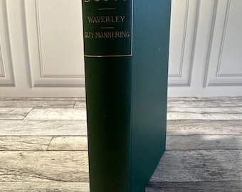 Libro antiguo de Waverley y Guy Mannering / Sir Walter Scott, edición de biblioteca ilustrada