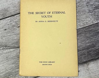 Folleto antiguo de la YWCA de 1916 / El secreto de la eterna juventud, efímera cristiana
