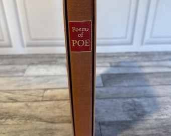 Poemas completos de Edgar Allan Poe / Heritage Press Tapa dura con estuche / Ilustrado / Edición vintage de prensa fina