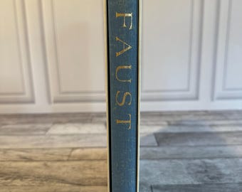 Fausto de Johann Wolfgang von Goethe – Heritage Press Tapa dura con estuche, Ilustrado por Delacroix