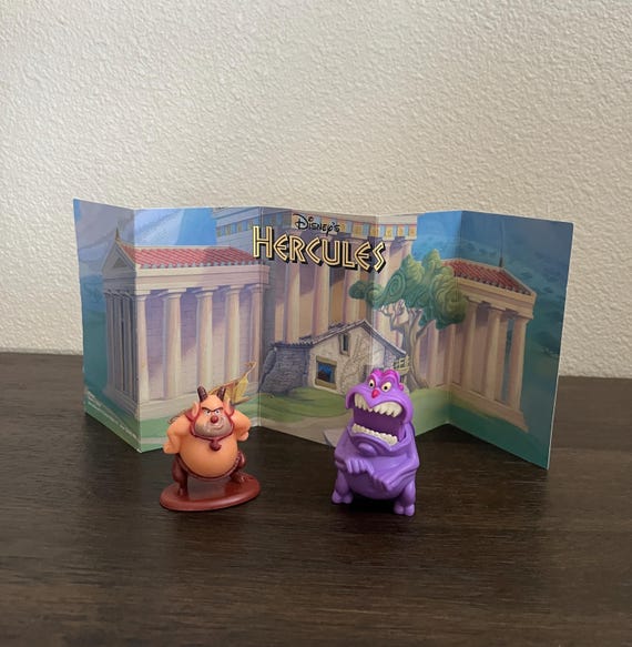 Vintage Disney's Hercules “pain Purple Gargoyle” and “phil