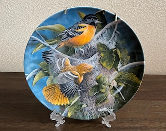 Birds of Your Garden Plates - Kevin Daniel - the Cardinal, the