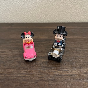 Vintage Walt Disney Diecast Mickey and Minnie