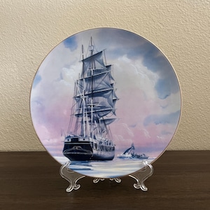 Rosenthal Danbury Mint - Great American Sailing Ships Plate “The Charles W. Morgan”