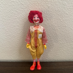 Vintage 1976 Remco Ronald McDonald Doll - Toggle Head Clown Doll