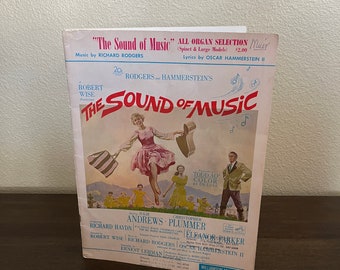 1960s The Sound of Music Vocal Selection Rogers and Hammerstein Sheet Music