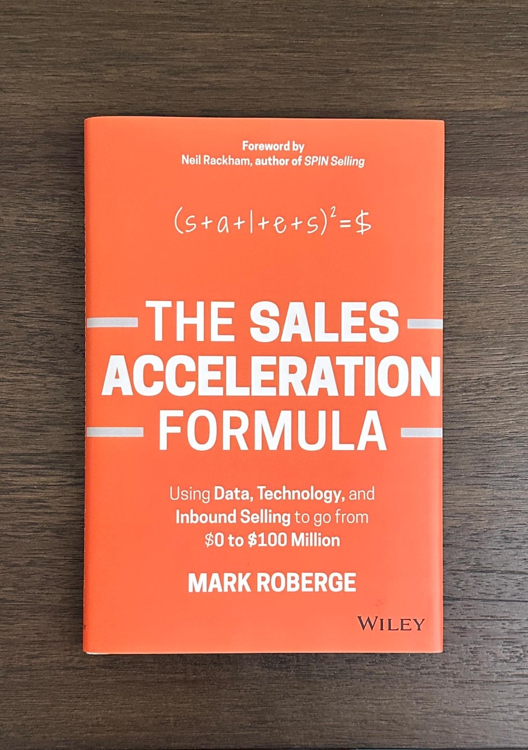 The Sales Acceleration Formula - Hardcover Book With Dust Cover By ...