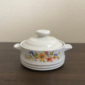 Vintage Sweet Flowers Bake Serve &#39;n Store aardewerk