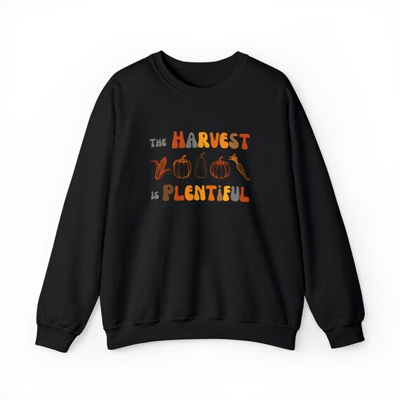 The Harvest is Plentiful Thanksgiving Pumpkin Hoodie The Harvest is Plentiful Thanksgiving Pumpkin Hoodie