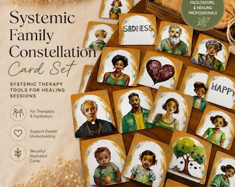 Systemic Family Constellation Card Set – Systemic Therapy Tools for Healing Sessions