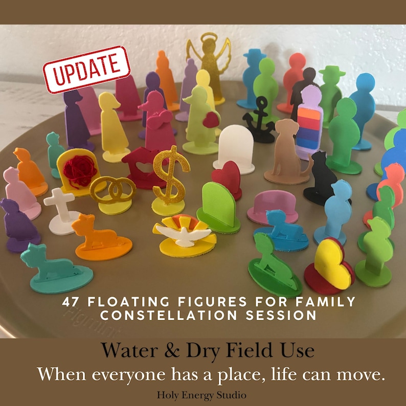 Family Constellation Dolls for Water-Based Therapy, EVA Foam Figures