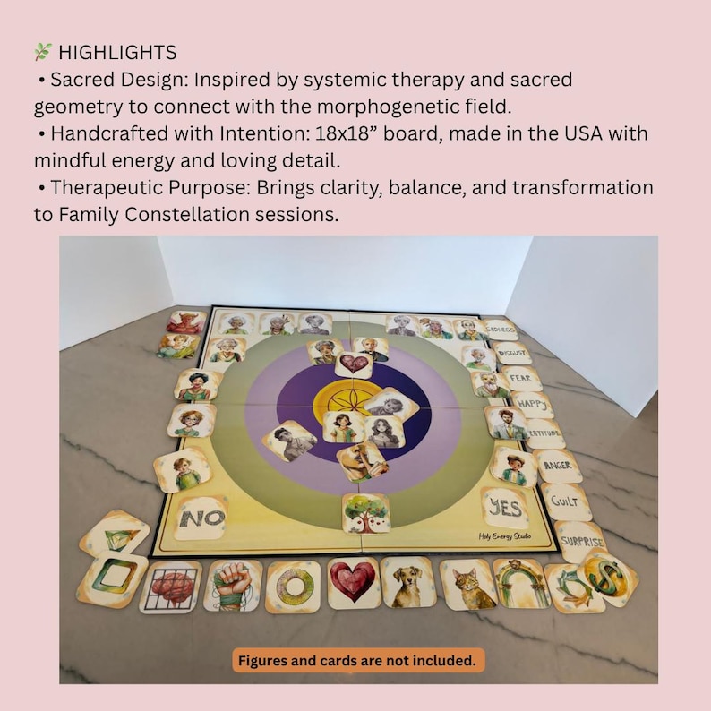 Systemic Board Level Systemic Therapeutic Board for Family Constellation | Sacred Healing ...