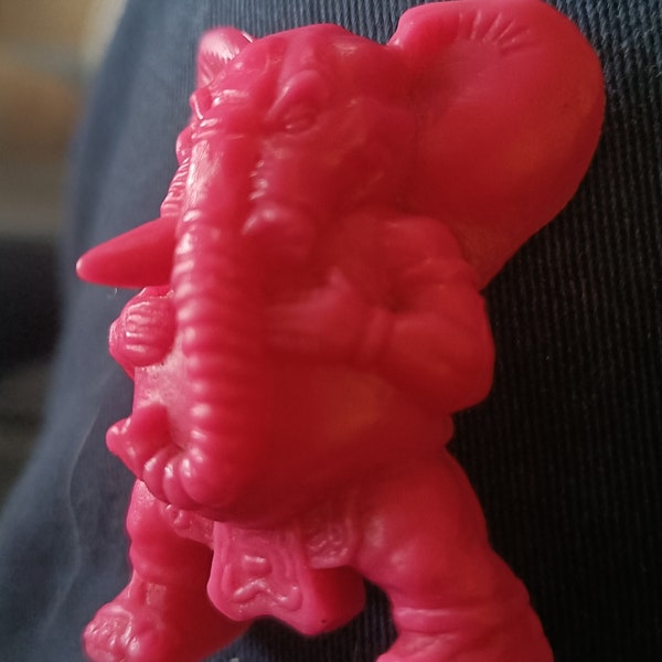 Rare vintage Neon Pink Ganesha. Monsters in my pocket #62 Series 2. Loose Pre owned.