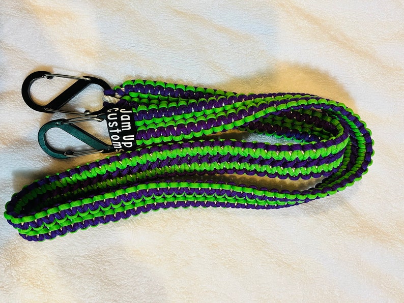 Custom Paracord Rope Engel Lunchbox Cooler Strap Double Cobra Handmade in USA image 10