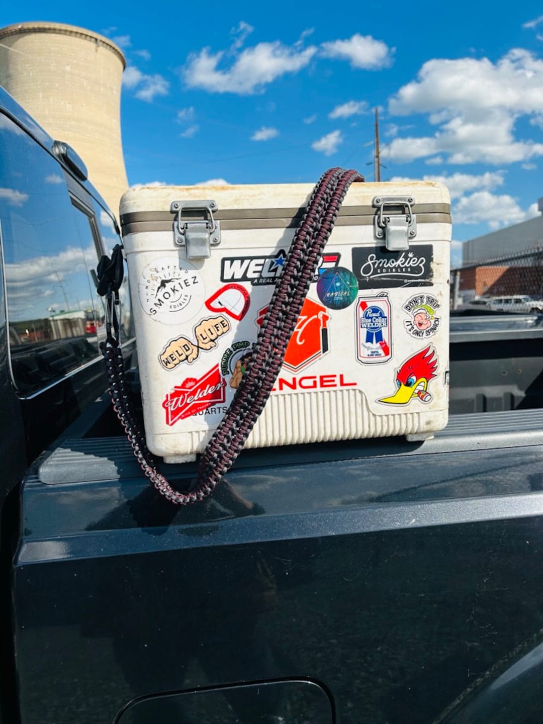 Paracord Rope Engel Lunchbox Cooler Strap Double Cobra 54 Custom