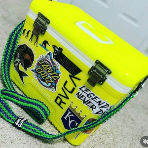 Custom Paracord Rope Engel Lunchbox Cooler Strap Double Cobra Handmade in USA image 1