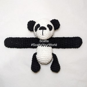 Patron PDF original au crochet : bande de protection animal au crochet à pression personnage amigurumi ours en peluche mignon, panda chinois et koala australien image 3