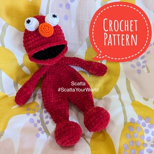 Crochet PDF Pattern: Monster Mates Snuggle Plus Bonus Cookie - Amigurumi Crochet TV Movie Children&#39;s Character