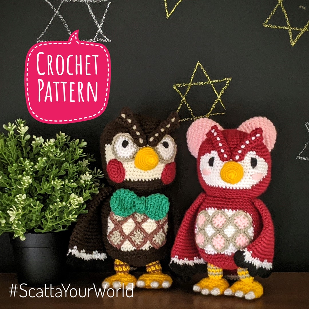 Buy Animal Crossing New Horizons Amigurumi Crochet Character PDF Pattern:  Celeste Blathers Owl (ACNH) Online in India