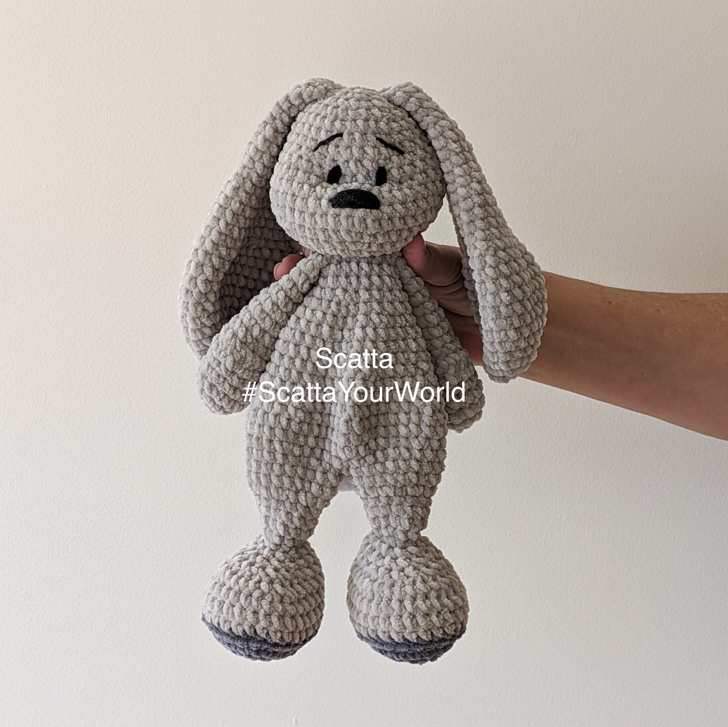 Original Crochet Pattern: Bunny Rabbit Snuggle (comforter, Cuddly, Cute ...