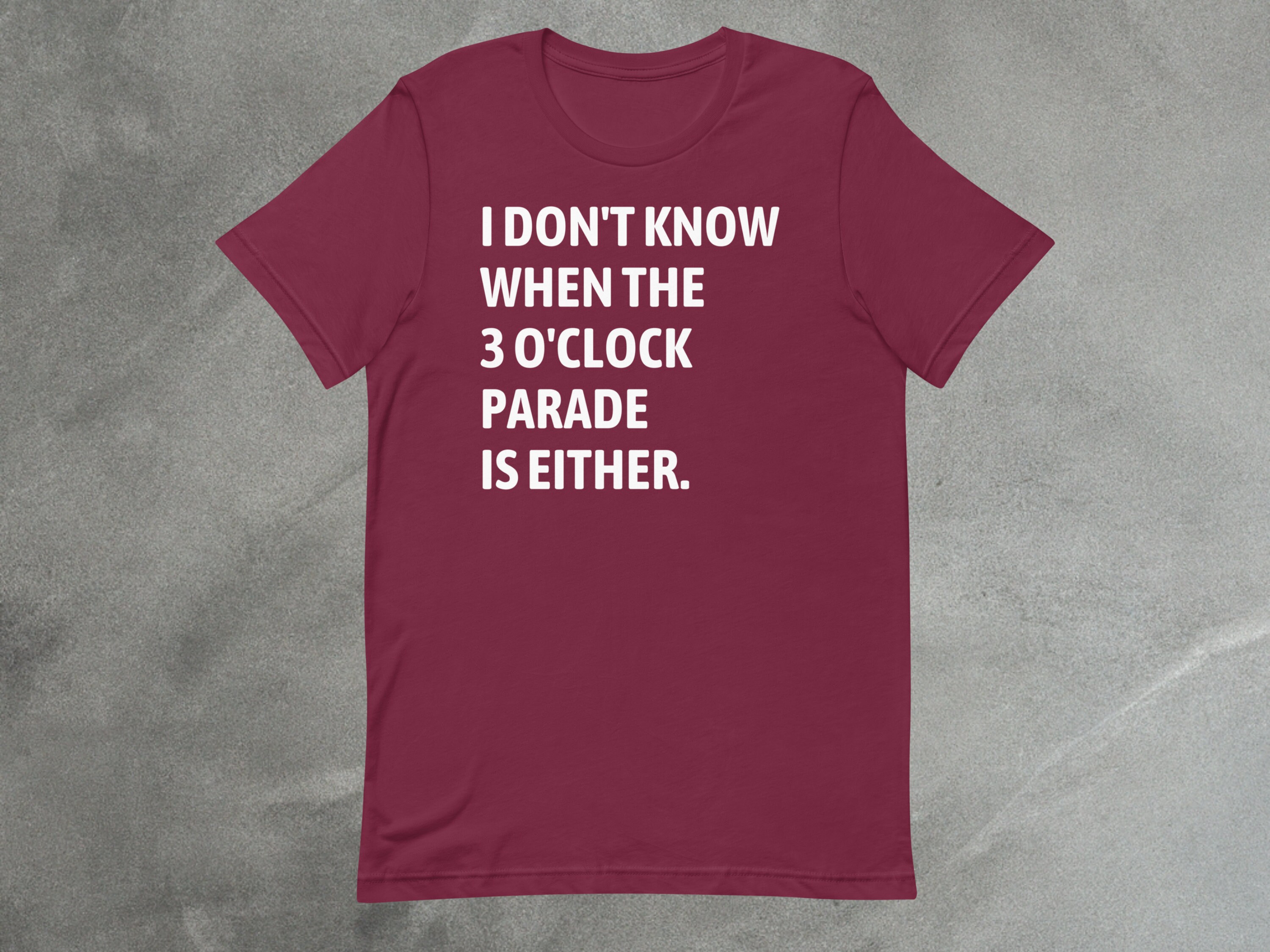 Funny 3 O'Clock Parade Quote Tee for Theme Park Lovers image 3