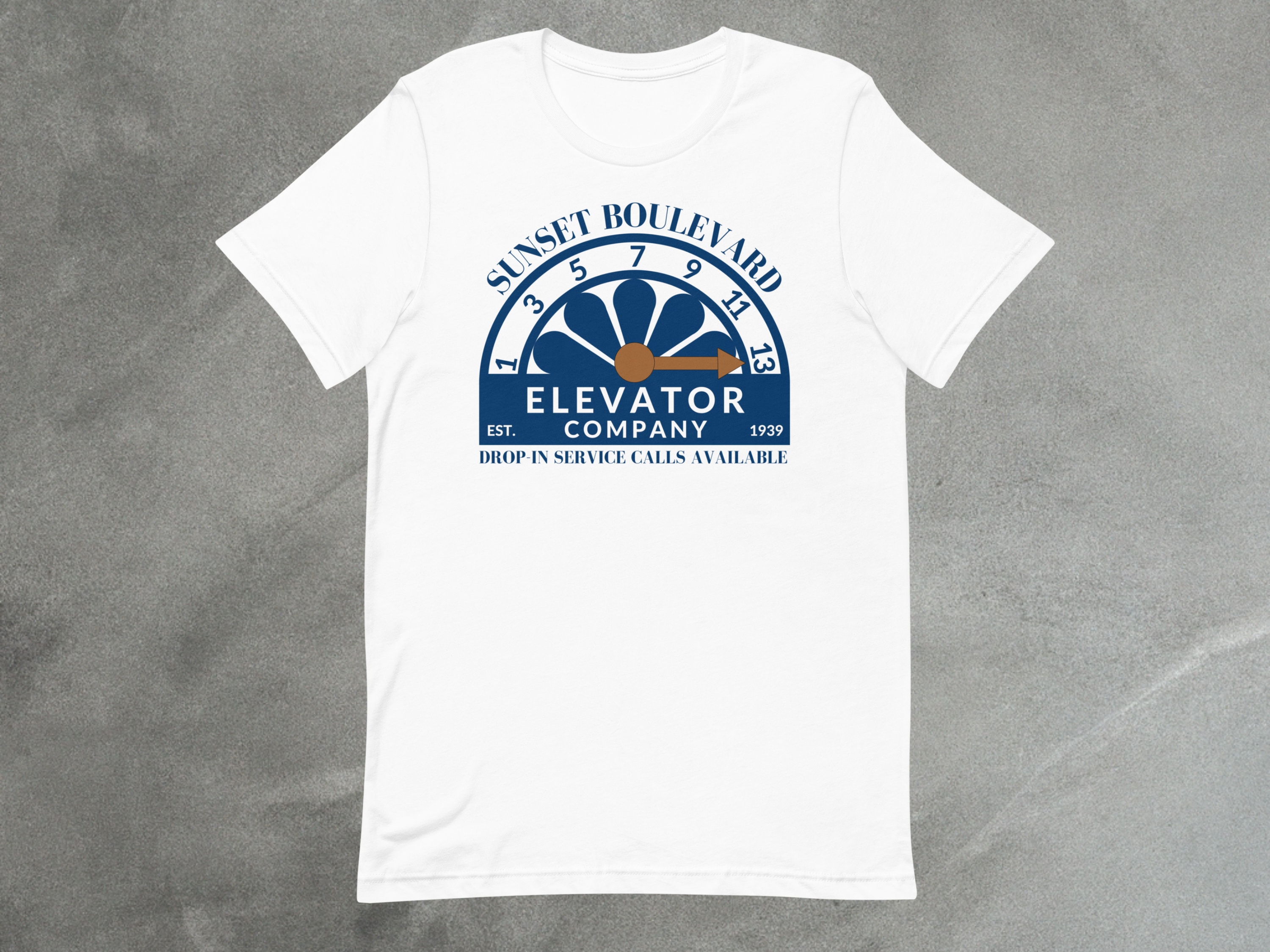 Sunset Blvd. Elevator Co. Tee | Theme Park Inspired | Vintage Hollywood Design image 2