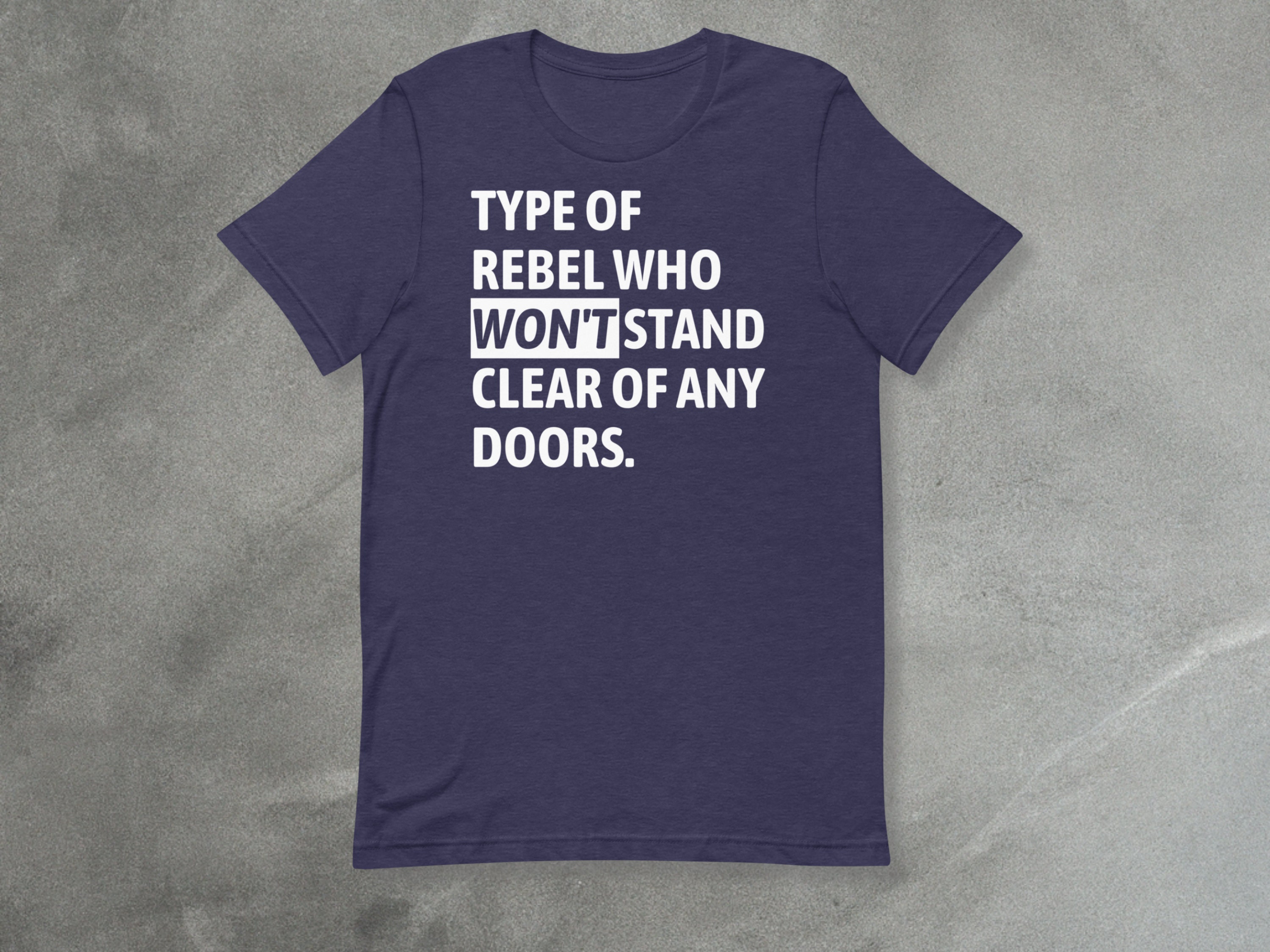 Monorail-Inspired Shirt - Won't Stand Clear of Any Doors - Unique Theme Park Tee image 3