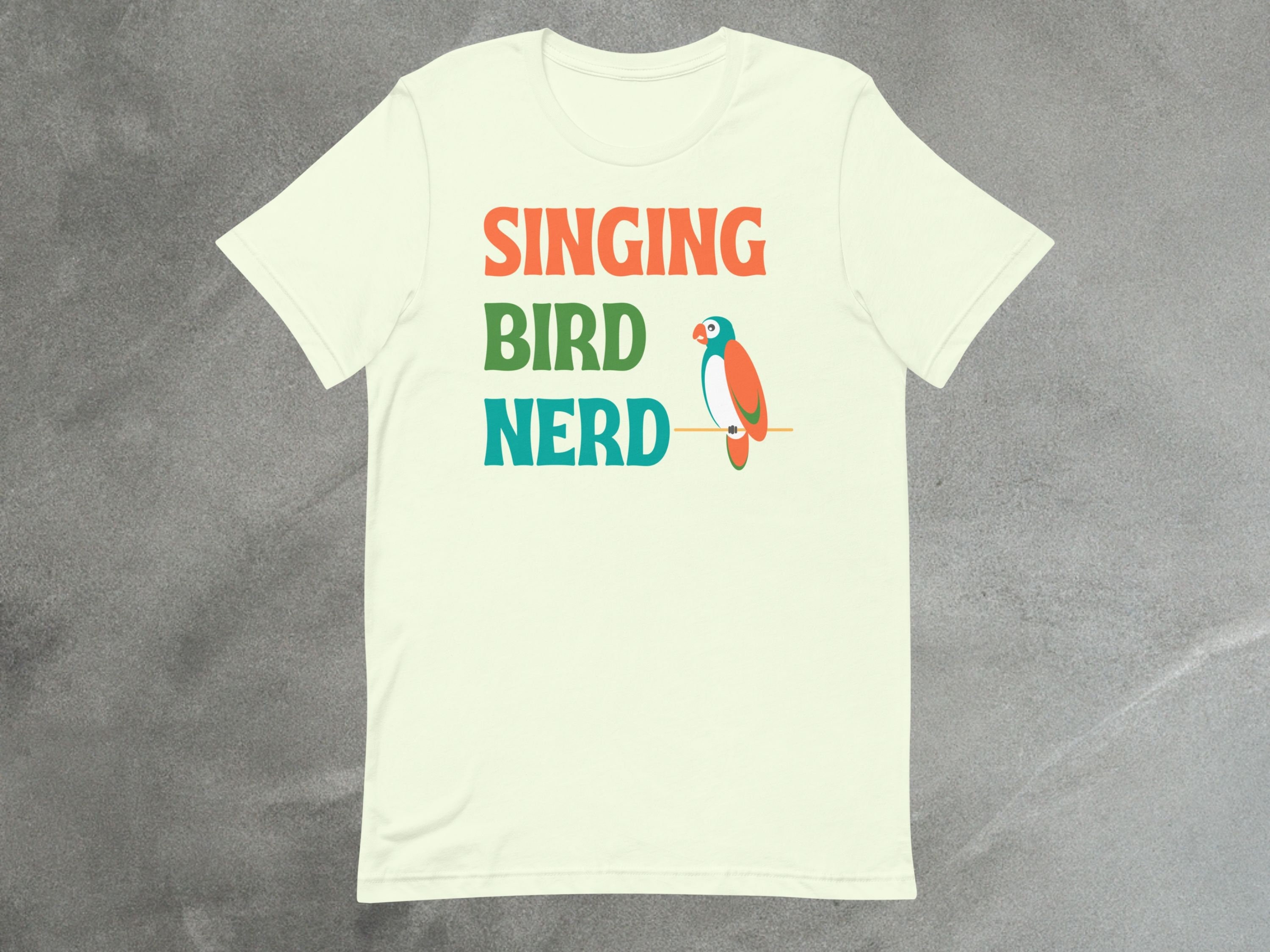 Singing Bird Nerd Tee | Unisex Theme Park Shirt
