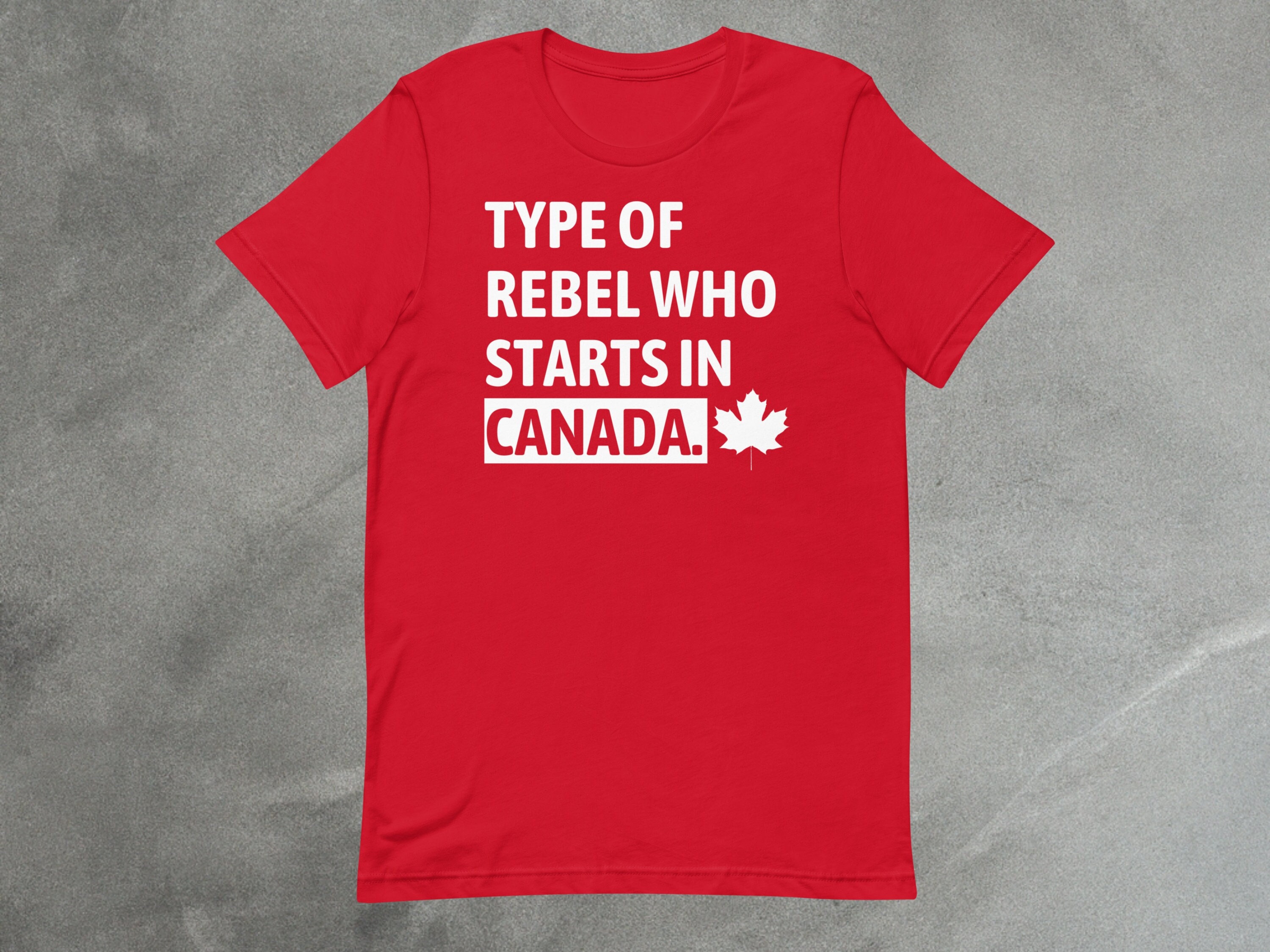 Rebel World Traveler Canada Tee | Unique Theme Park Tee