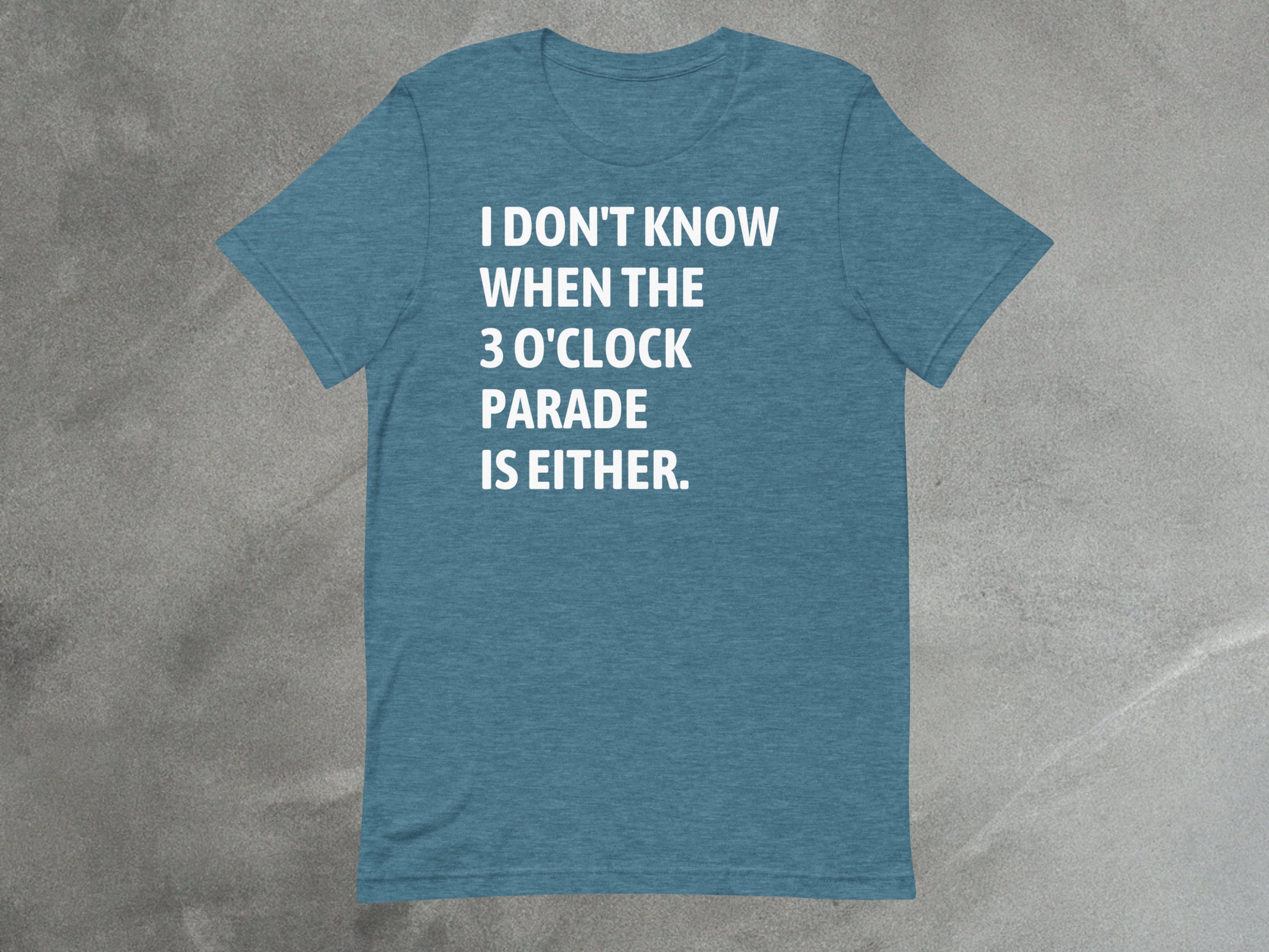 Funny 3 O'Clock Parade Quote Tee for Theme Park Lovers image 5