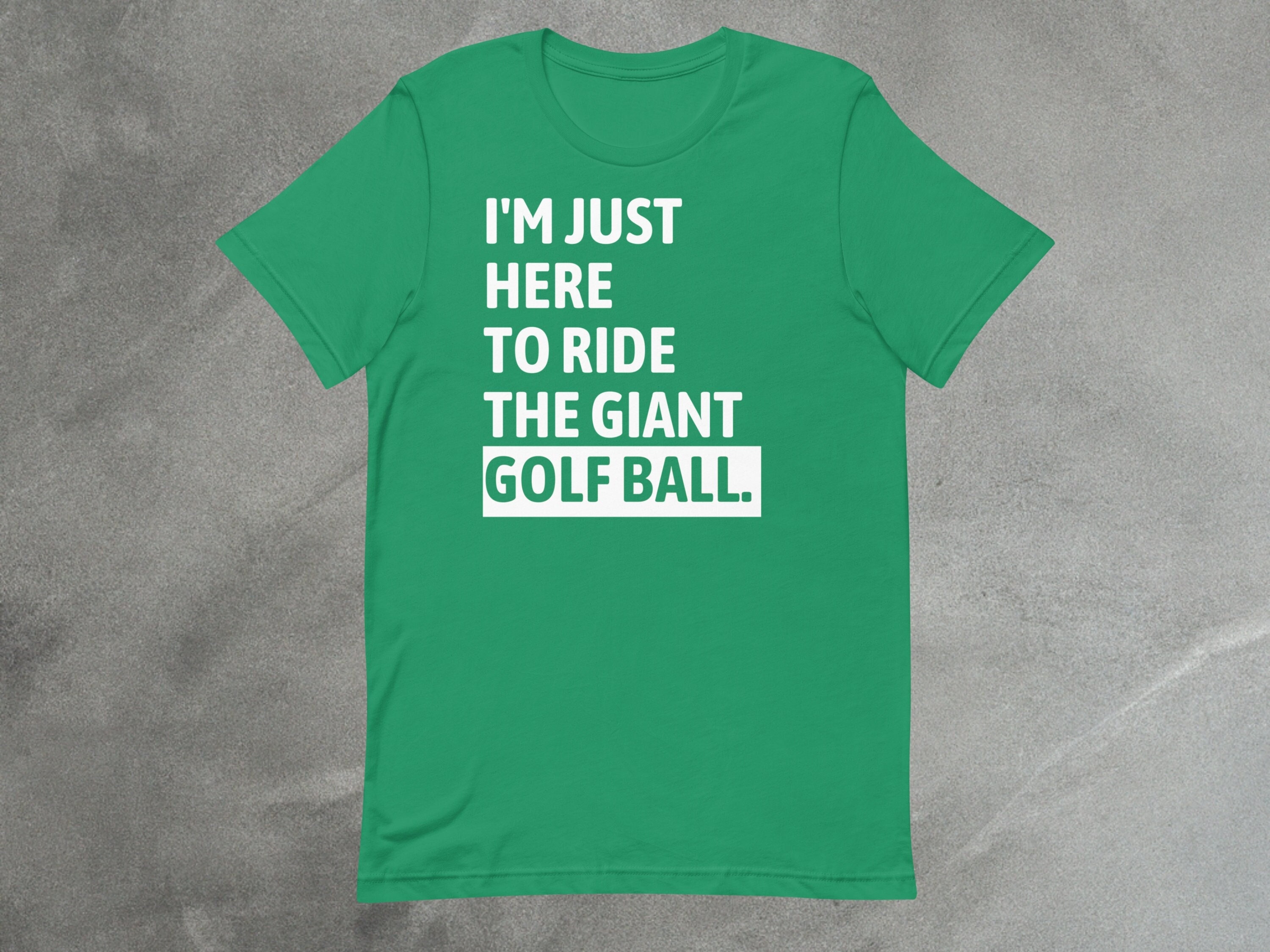 Here to Ride the Golf Ball Tee | Theme Park TShirt | Unisex Vacation Shirt