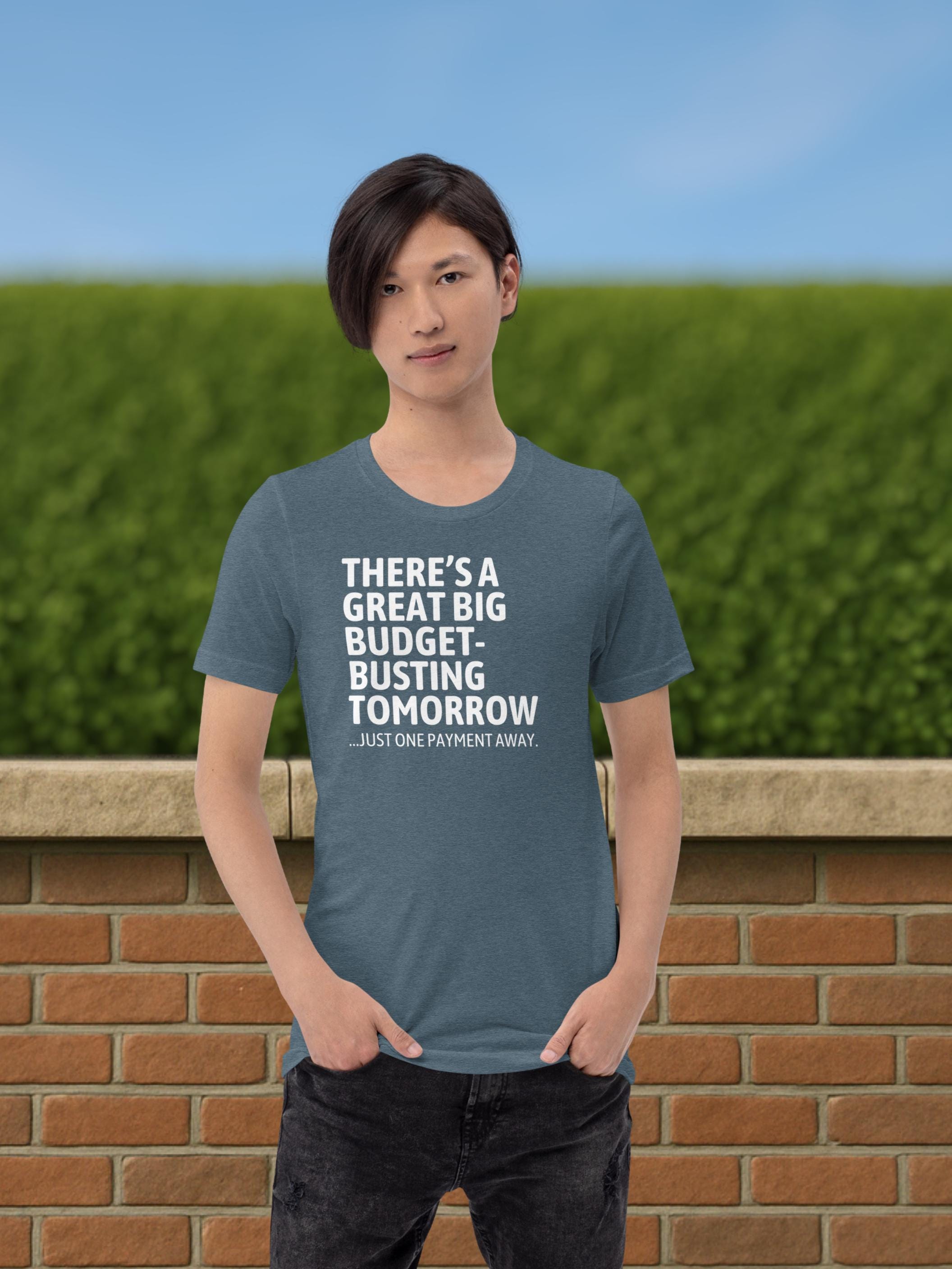 Funny Theme Park Shirt | Great Big Budget-Busting Tomorrow Tee image 3