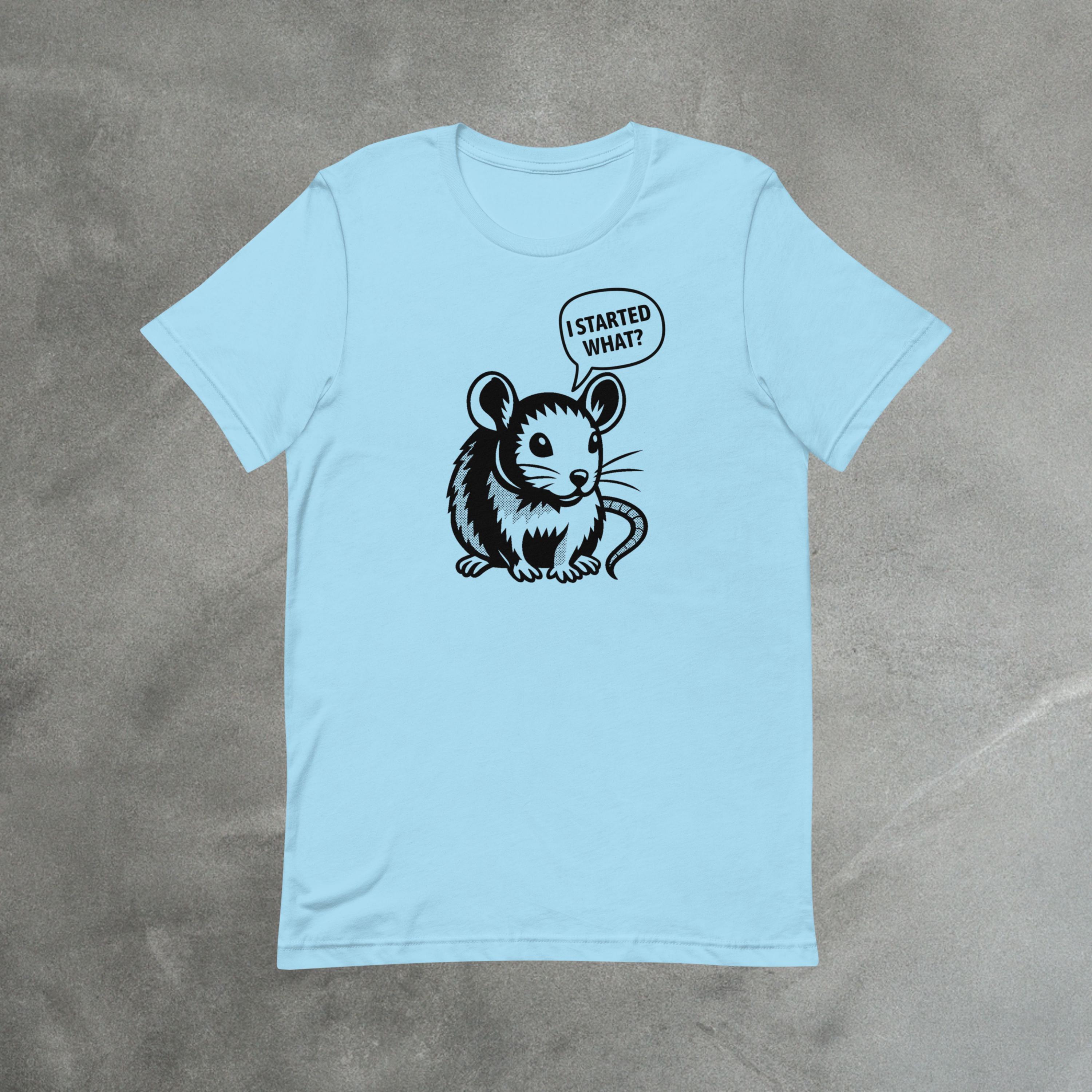 Funny Mouse Parody Shirt | I Started What? Tee image 6