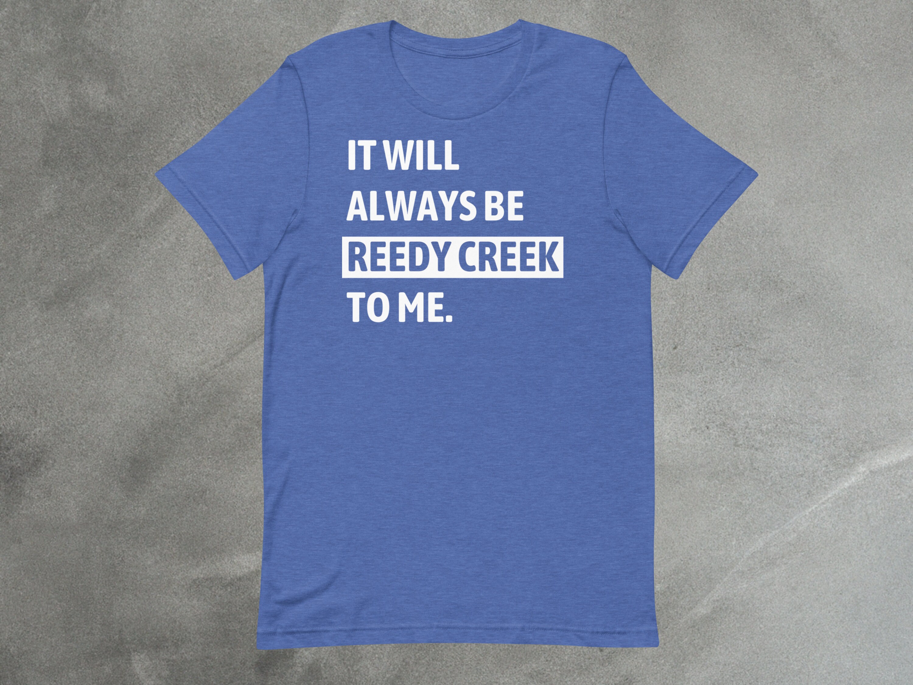 Reedy Creek Inspired Tee: Nostalgic Quote Tee with a Subtle Twist for Theme Park Fans image 3