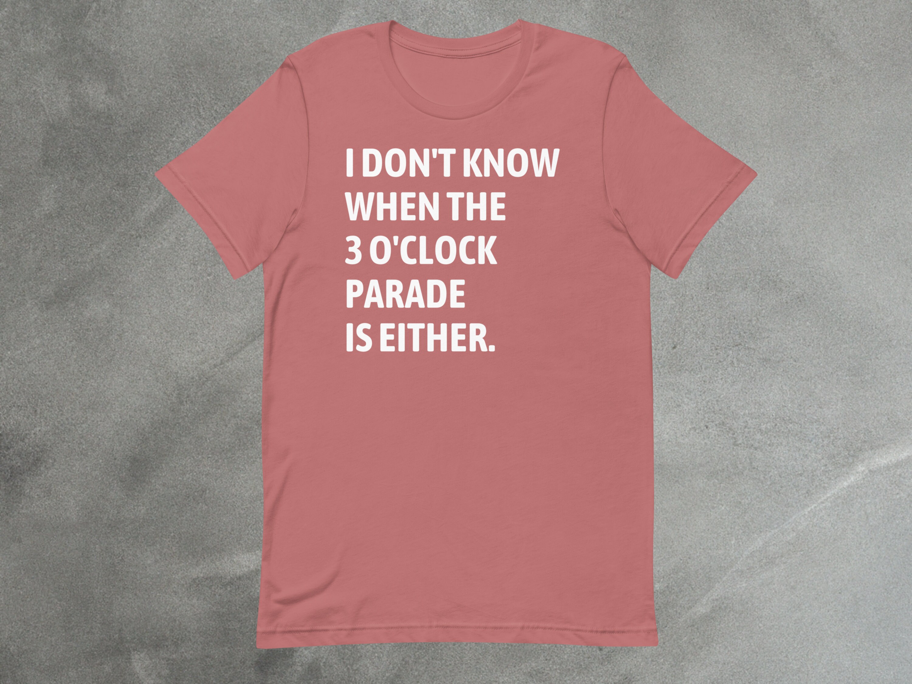 Funny 3 O'Clock Parade Quote Tee for Theme Park Lovers image 2